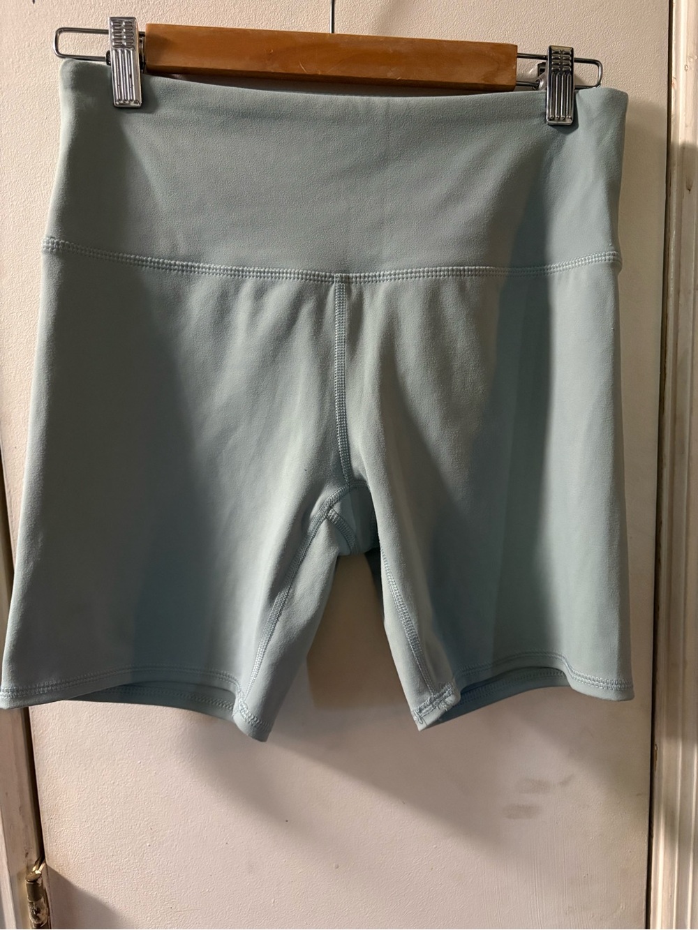 RBX Light Blue High-Waist Bike Shorts size M